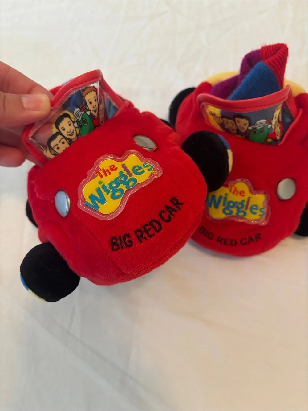 vintage The Wiggles Big Red Car Toddler Slippers